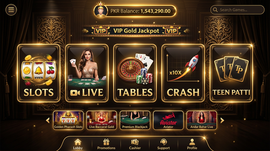 Main screen of VG70 Game casino page for PK players